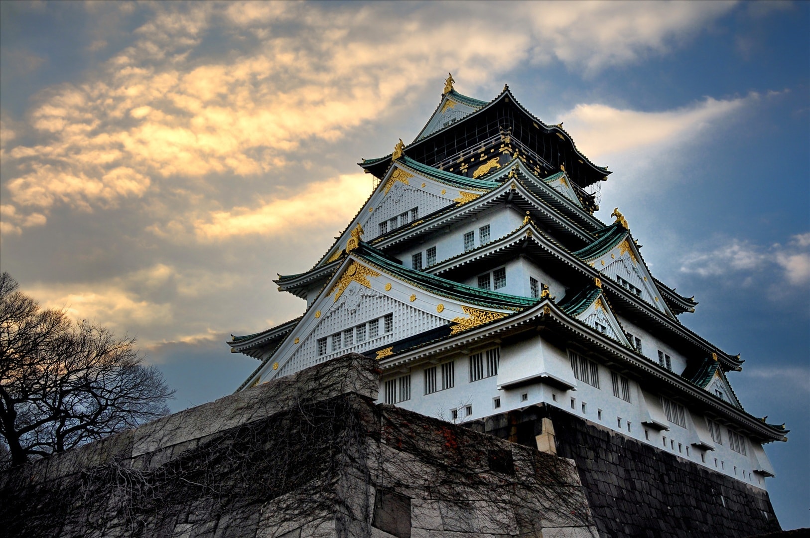 Средневековый замок в Осаке