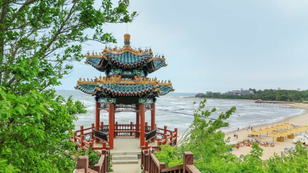 Китайские курорты расположены рядом с парками