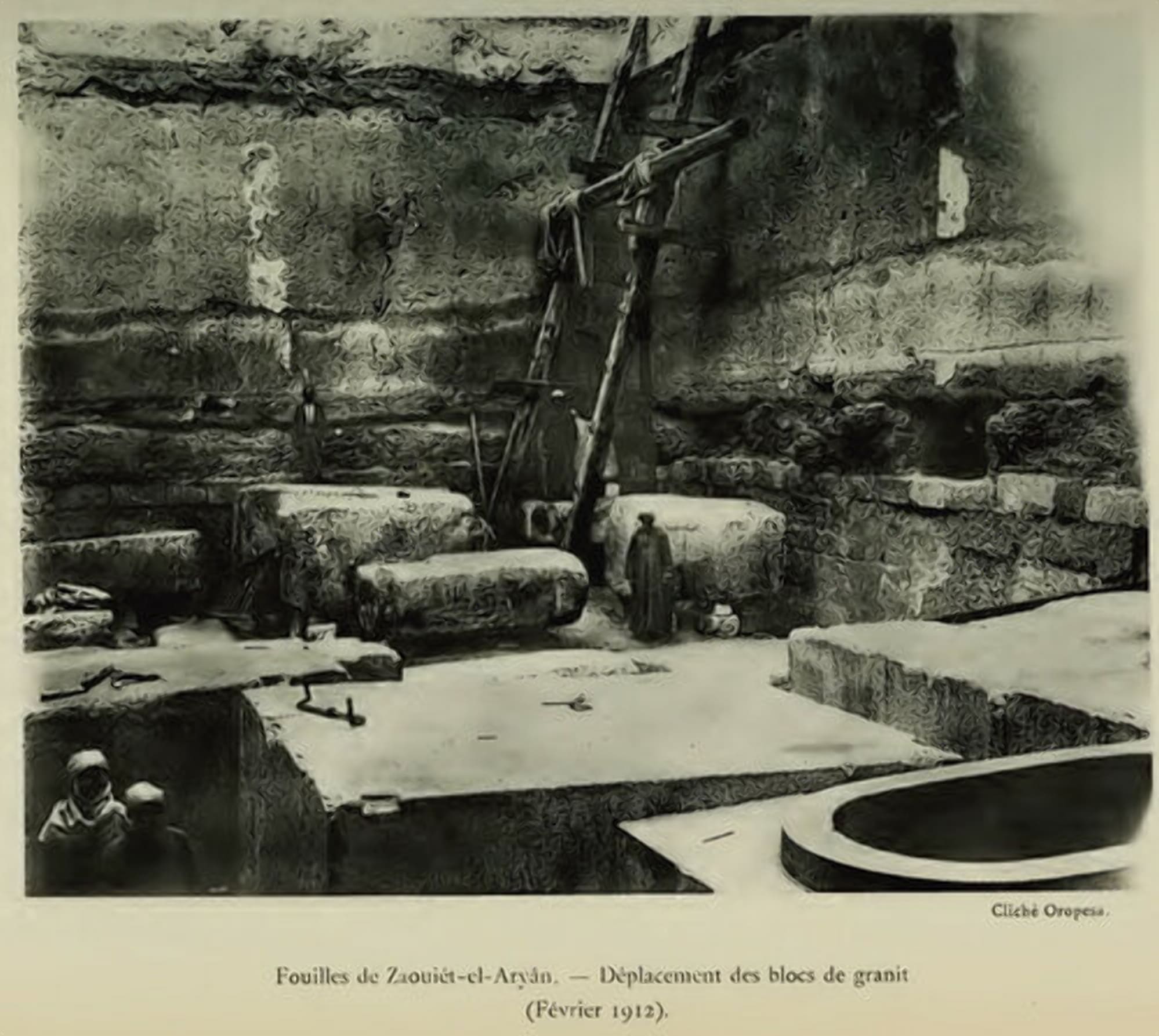Работа итальянских археологов в Пирамиде Бака