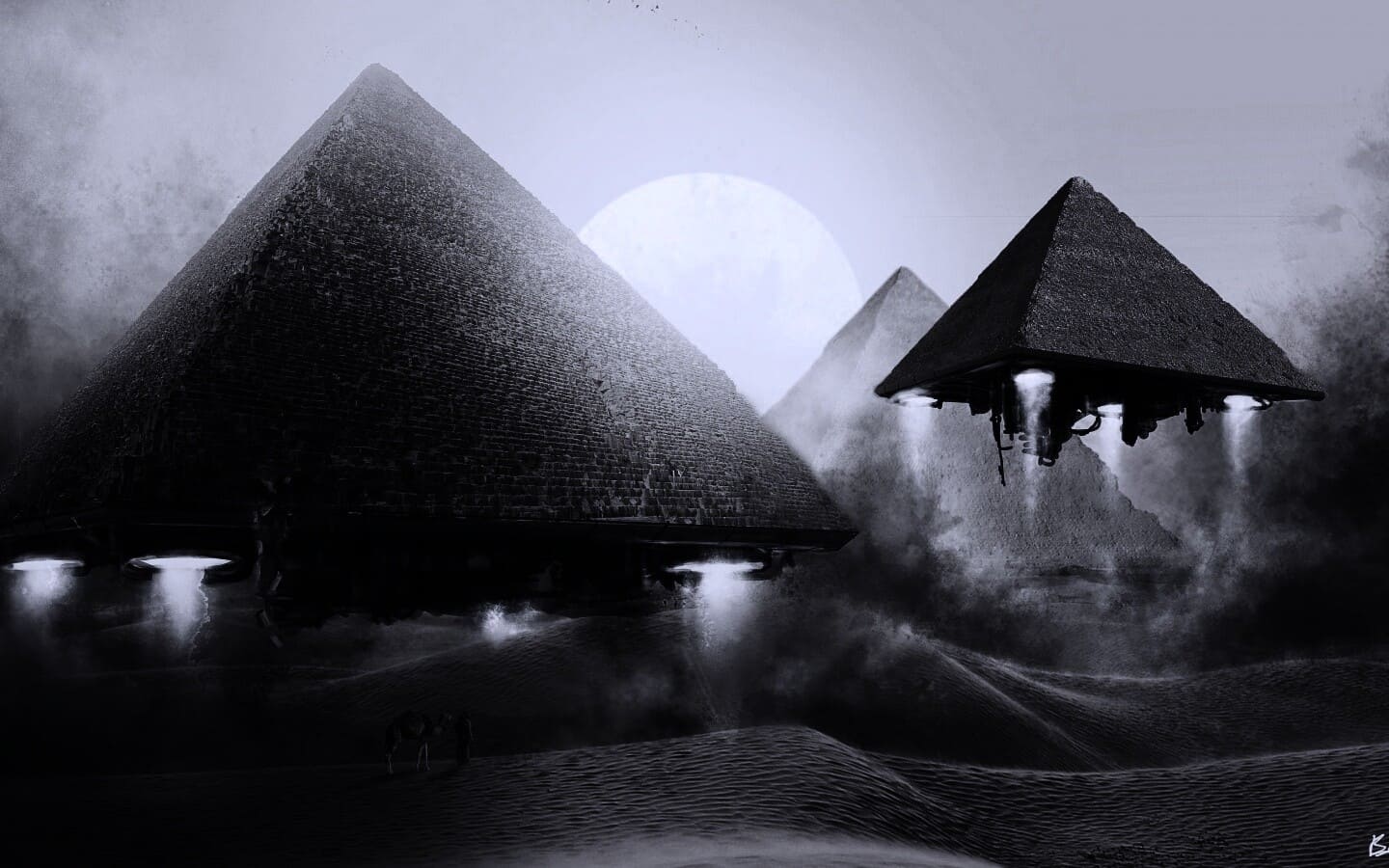Черные пирамиды иного мира