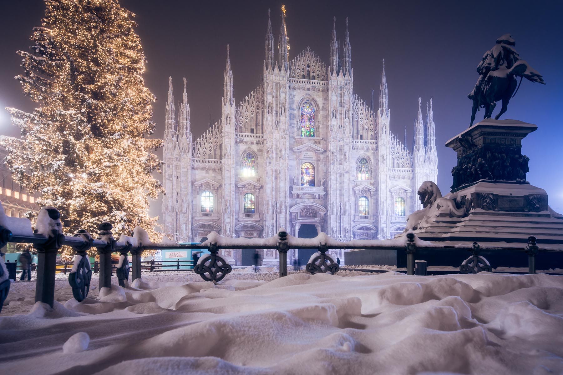 Милан на Рождество