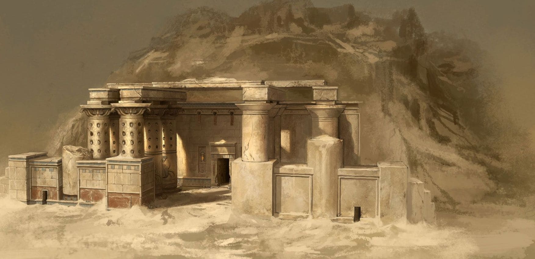 Затерянные храмы встречались и под землей