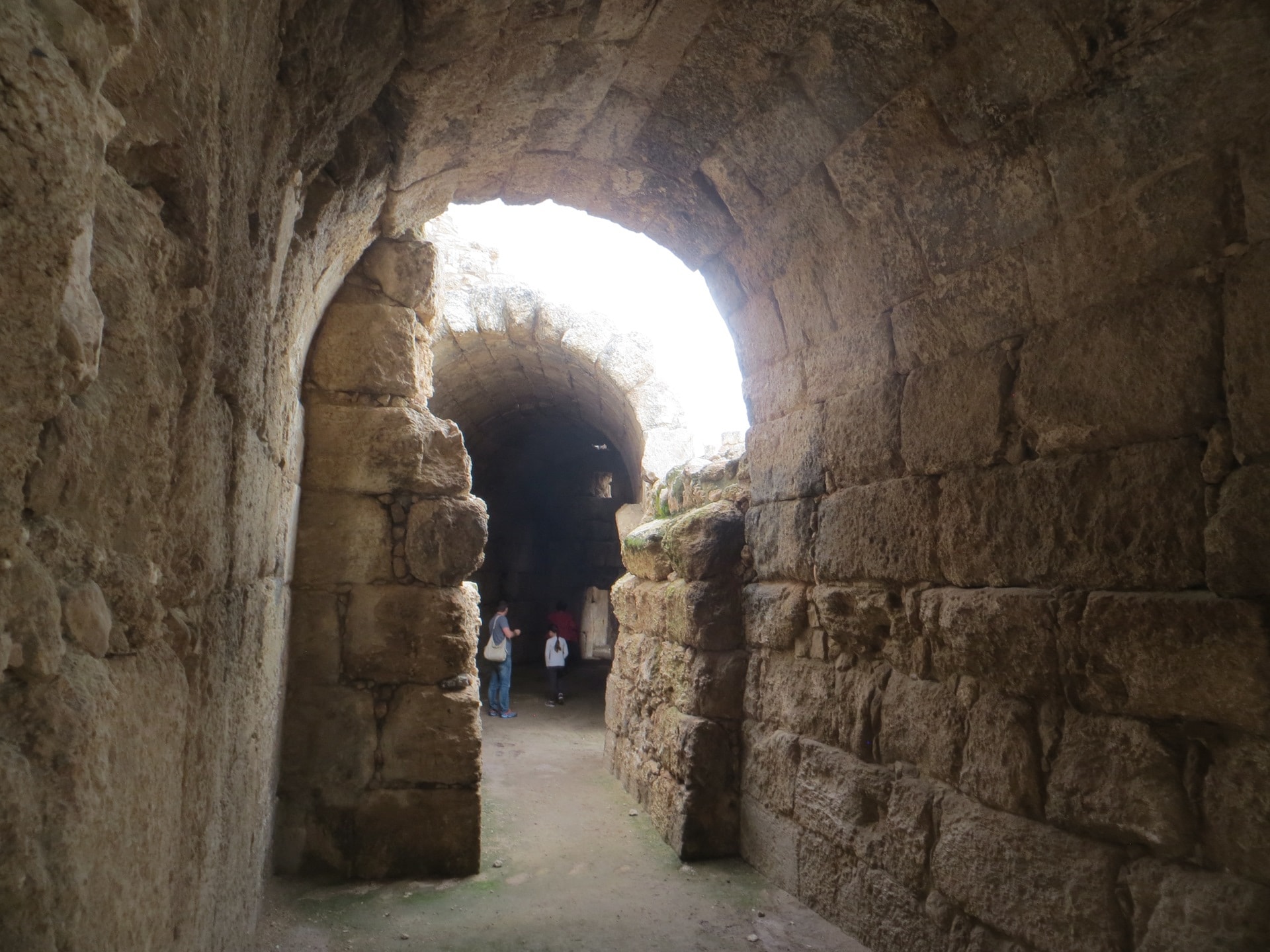 Остатки замка крестоносцев в Бейт Гуврине