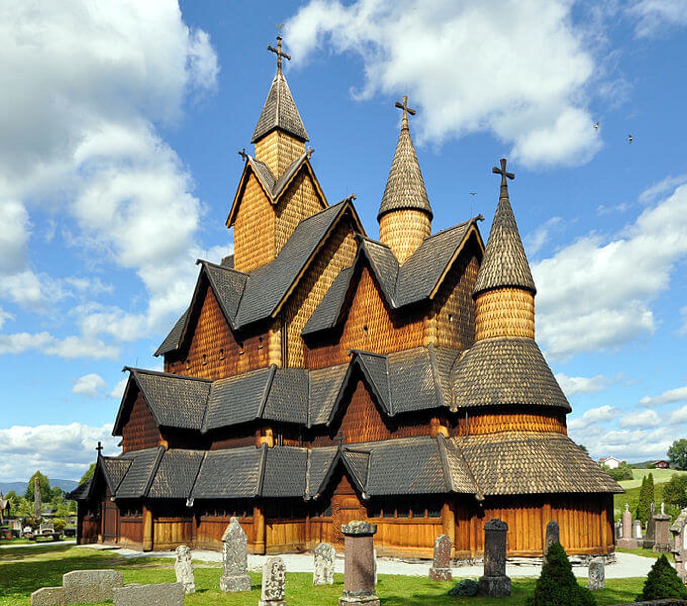 Согнефьорд церковь 12 века