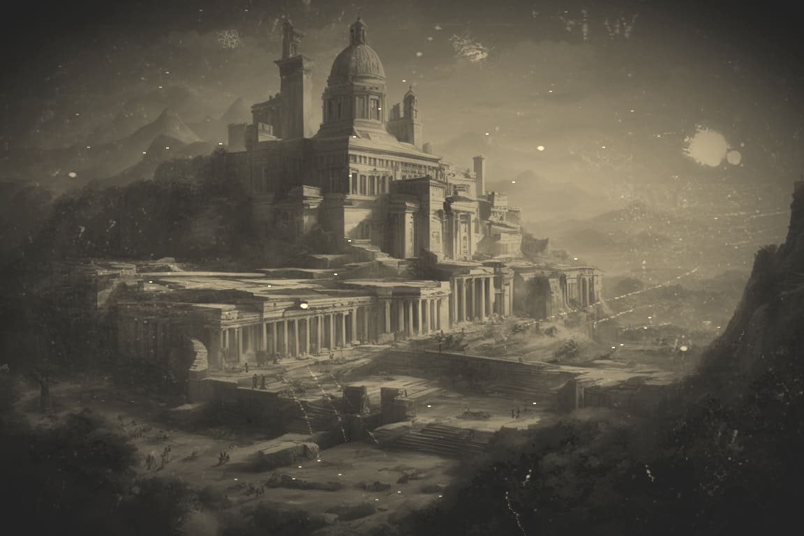 Заброшенная столица исчезнувшей цивилизации