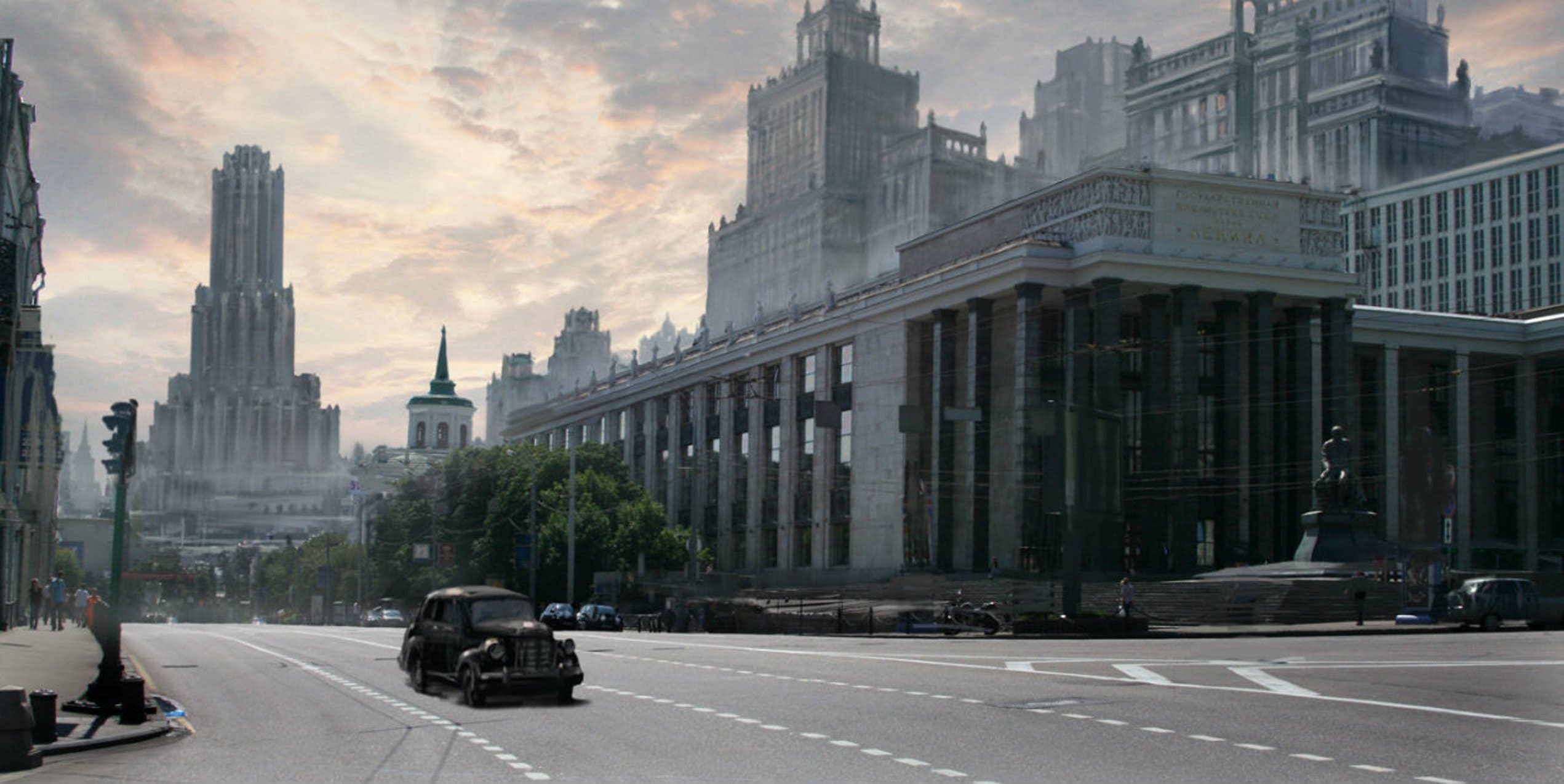 В Москве, которую рисовал Коминтерн не было недостатков