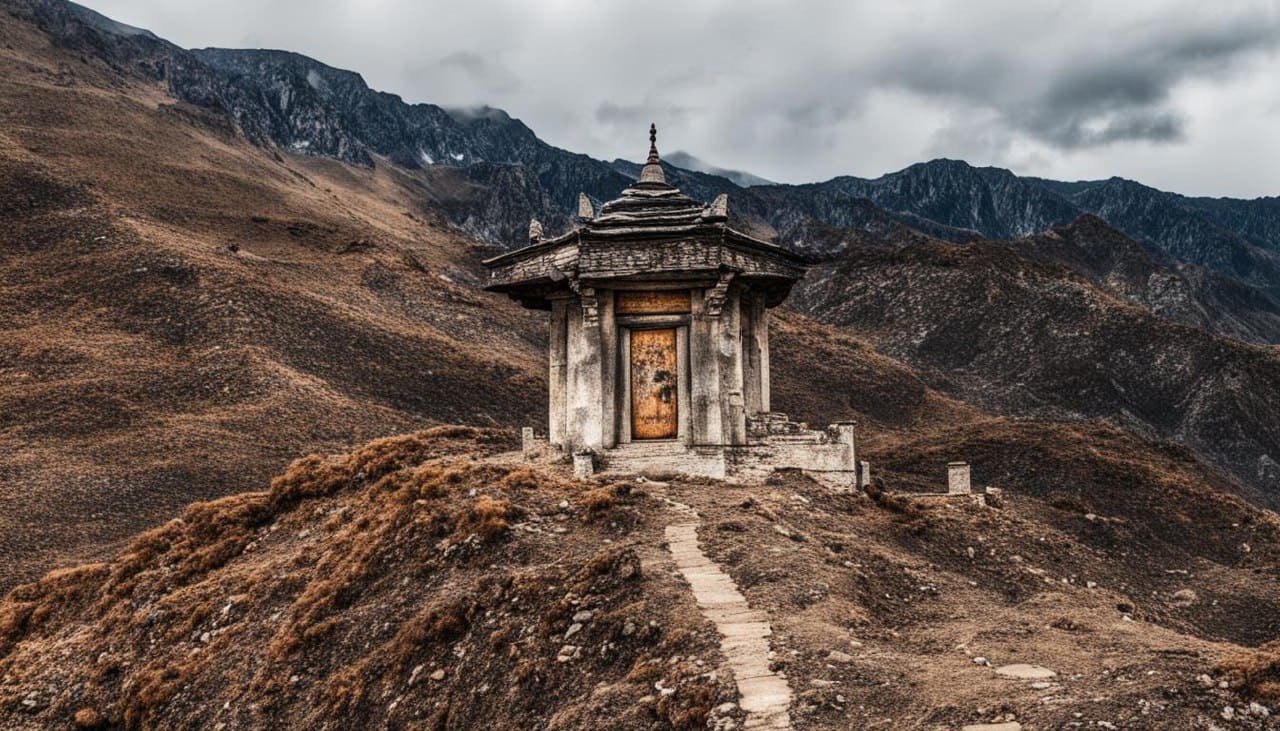 Античный храм в горах ни на что не похожий