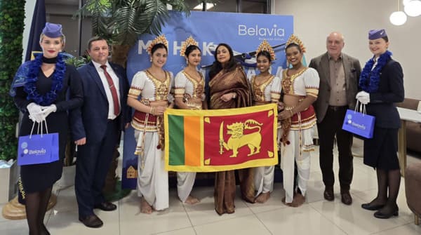 Белавиа открыла прямые рейсы в Шри Ланку