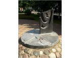 Памятник букве «Ў» в Полоцке